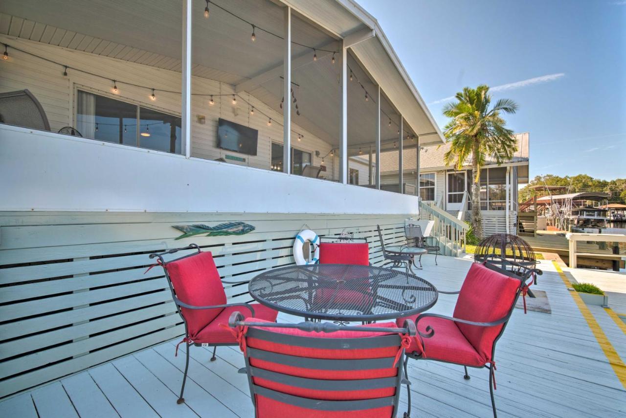 Retreat On The River With Boat Dock, Porch, And Grill! Homosassa Buitenkant foto